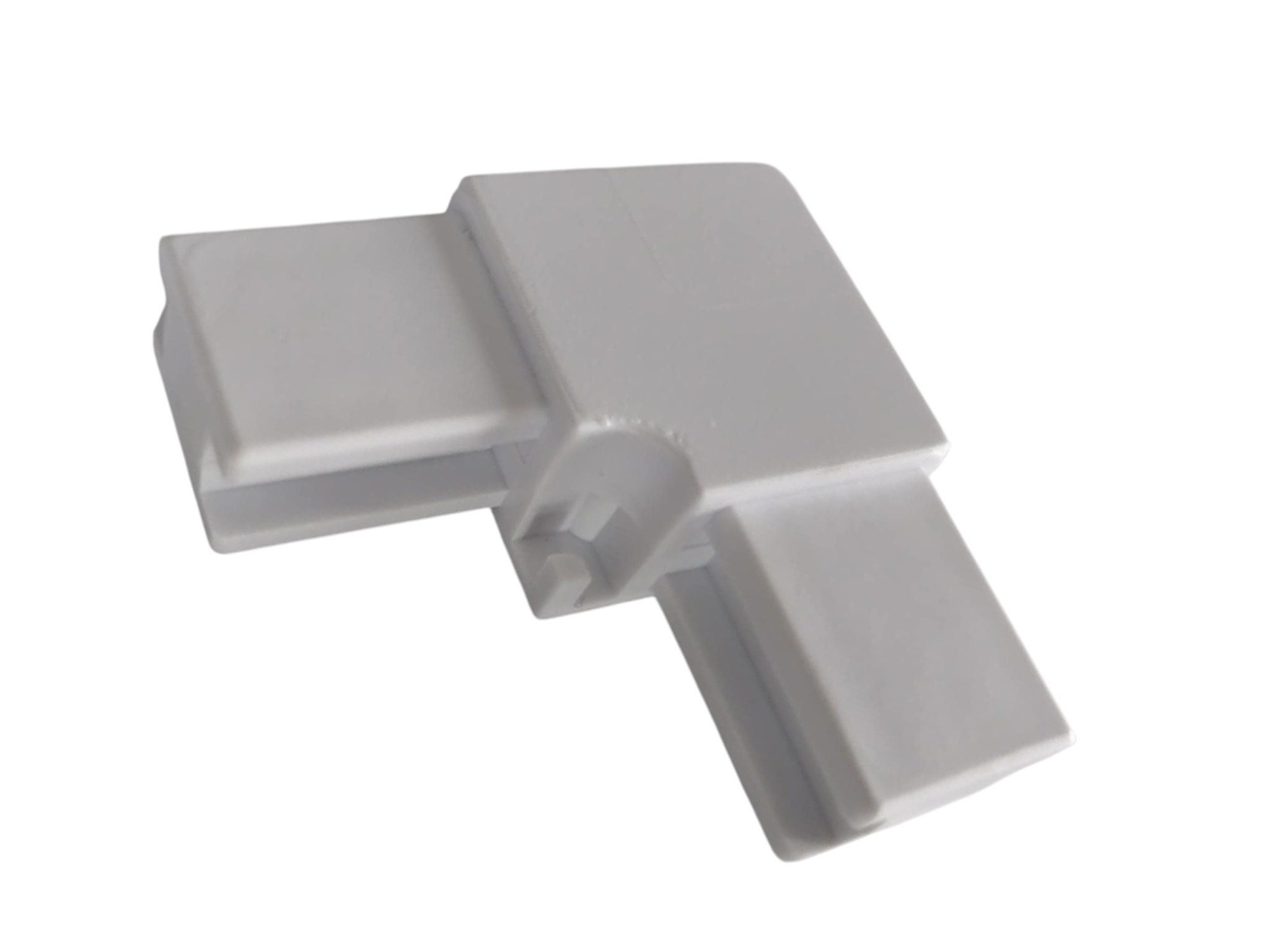 Műanyag pattintó sarok (18x32 szúnyoghálóhoz) fehér színben